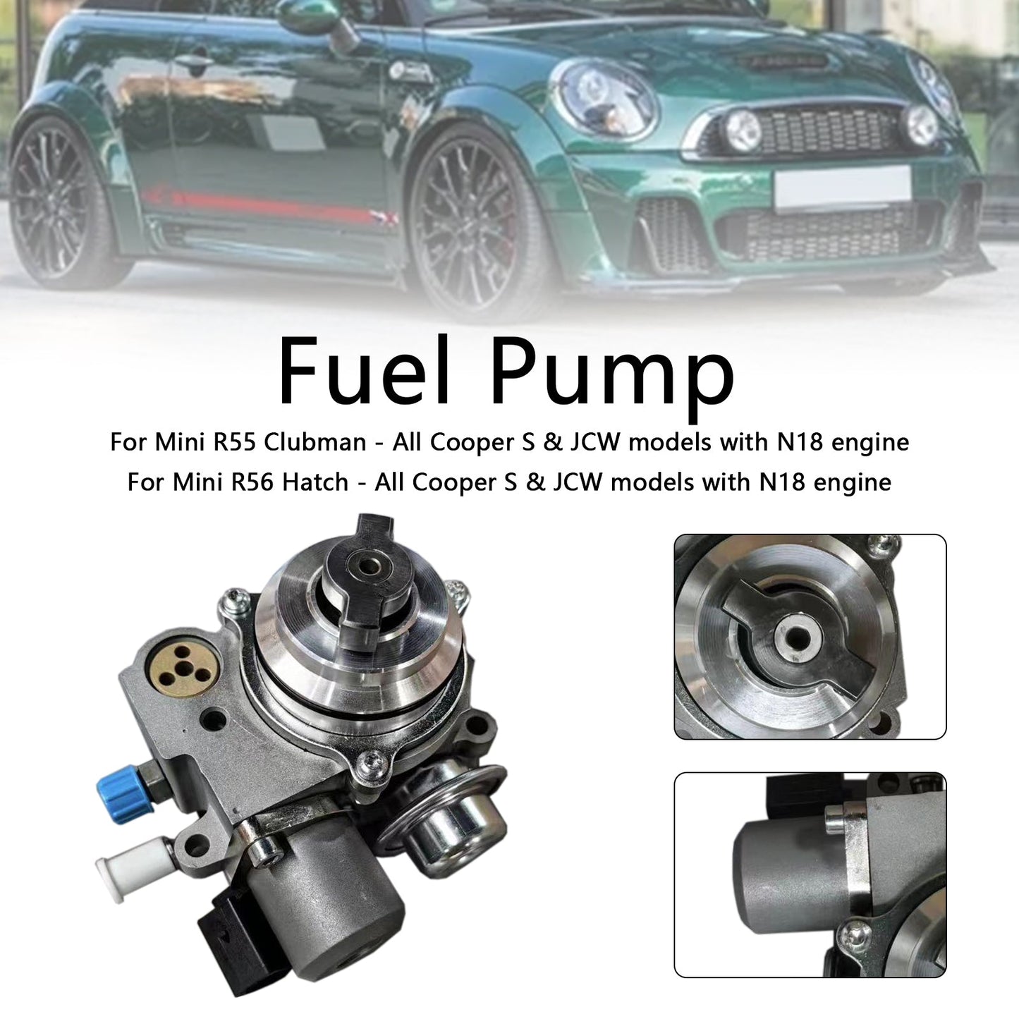 Mini R59 Roadster- All Cooper S & JCW models with N18 engine High Pressure Fuel Pump 13517592429