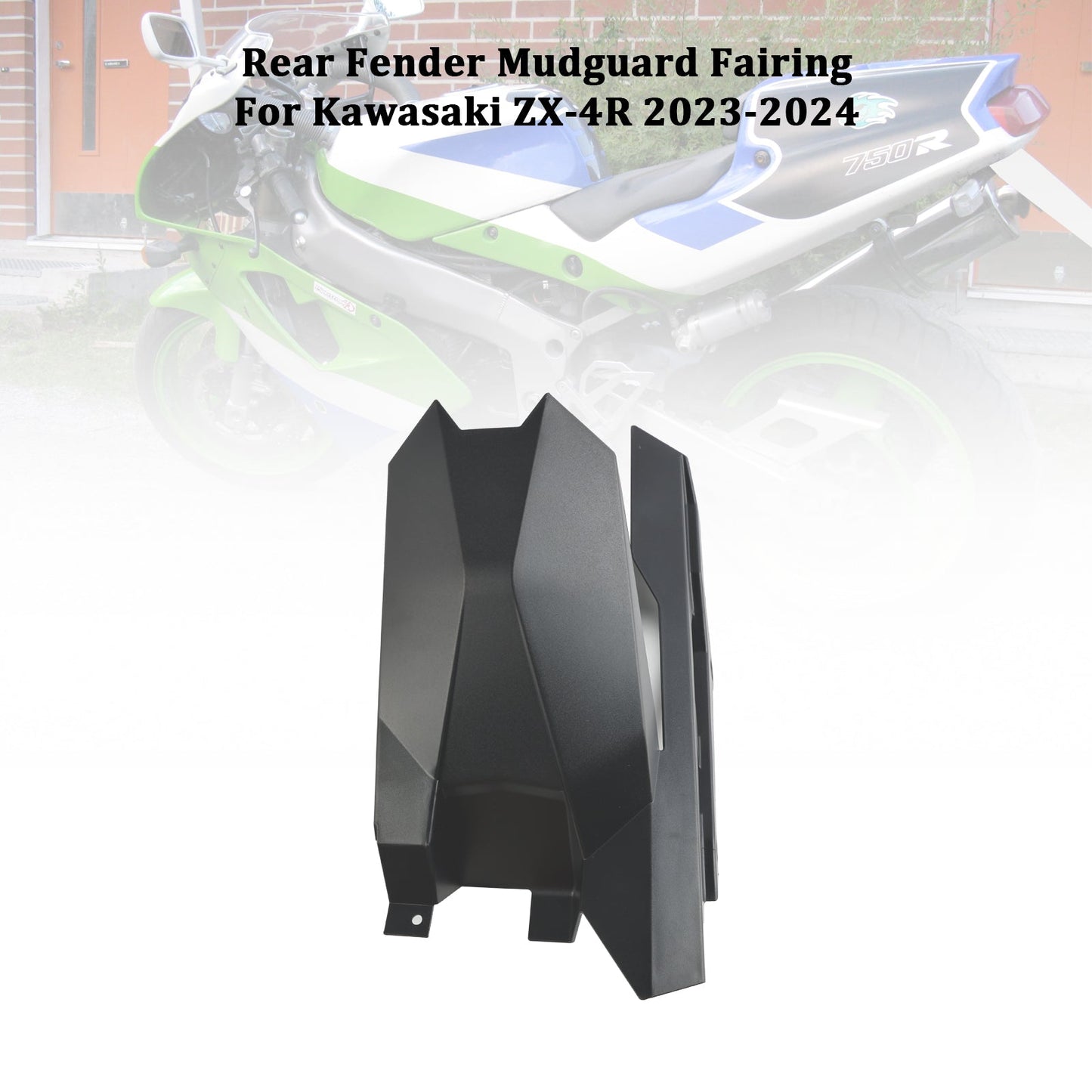 Rear Fender Mudguard Fairing Cowl For Kawasaki ZX-4R ZX-4RR 2023-2024