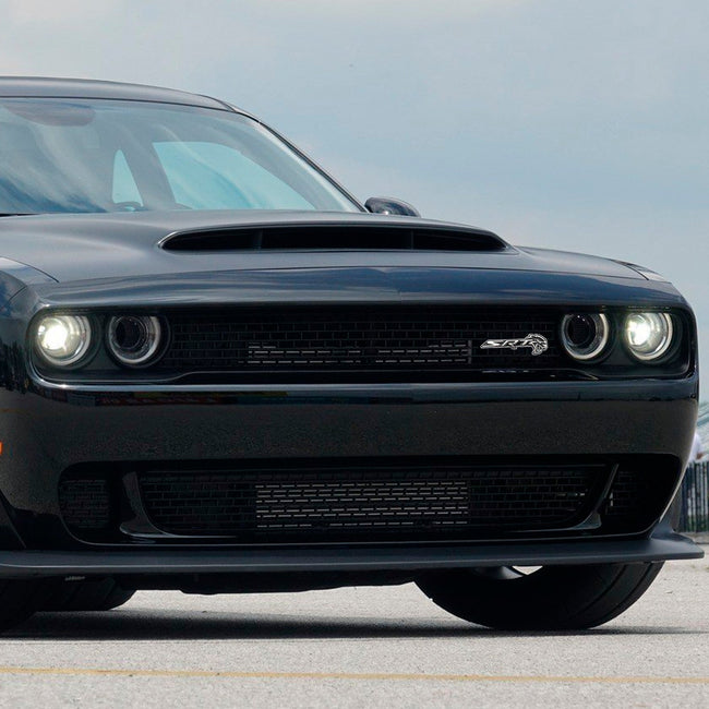 Front Grille SRT Hellcat Emblem Badge for Charger Challenger SRT Chrome