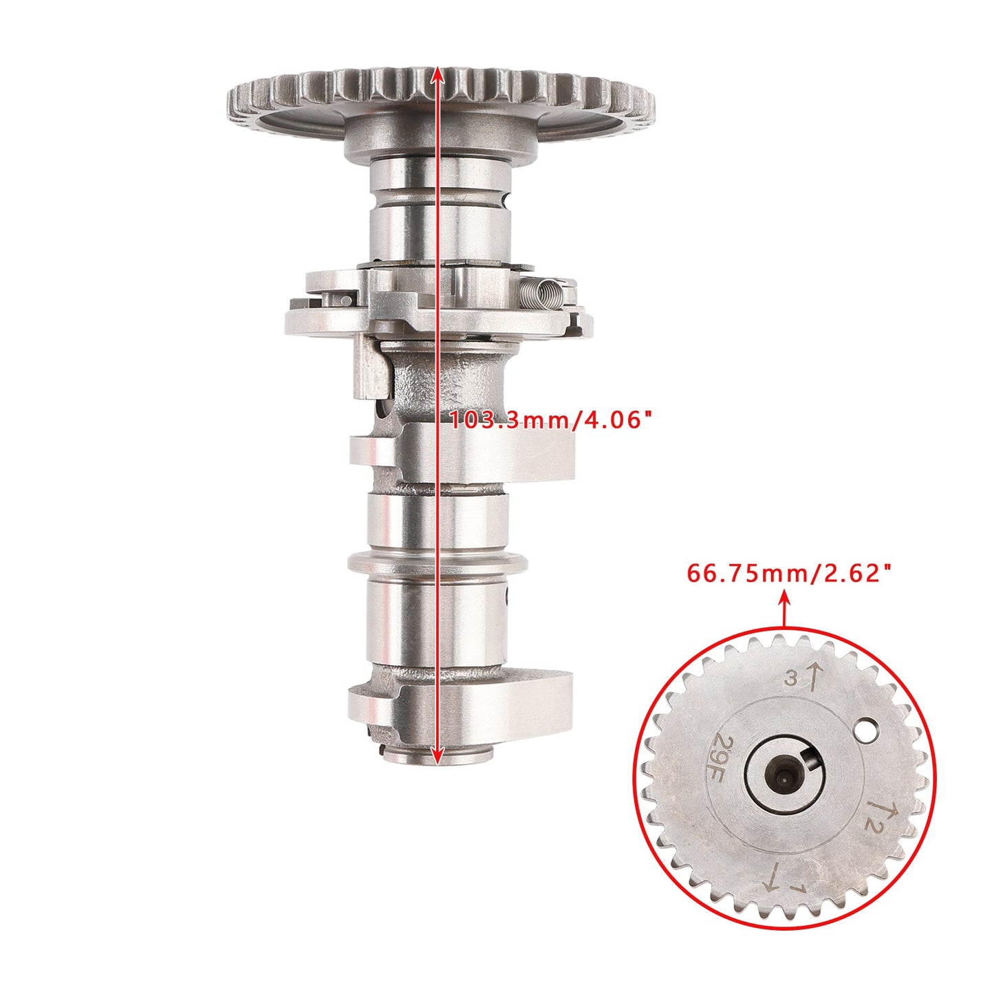 2003 2004 Suzuki LTZ400 LT-Z400 Quadsport Z400 Exhaust Camshaft 12720-07G00