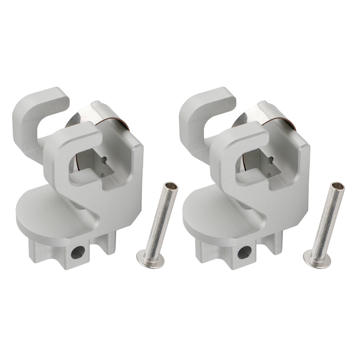 2PCS Alminum RV Rafter Claw Satin Hardware For Dometic SUNCHASER II Awning