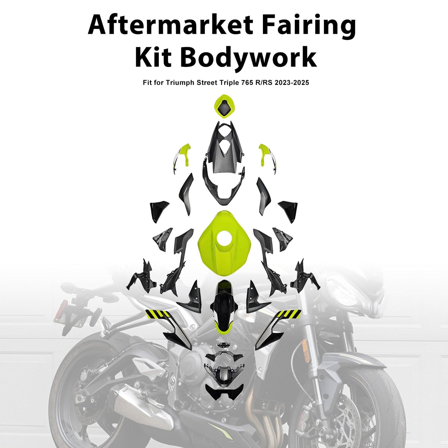 Injection Bodywork Fairing Kit for Street Triple 765 R/RS 2023-2025
