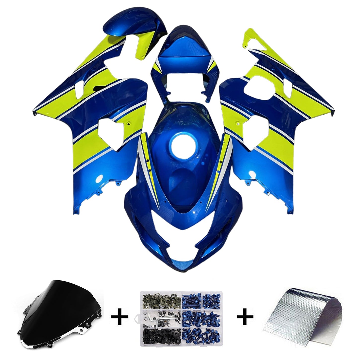 Injection Fairing Kit Bodywork Plastic ABS For Suzuki GSXR 600/750 2004-2005 K4