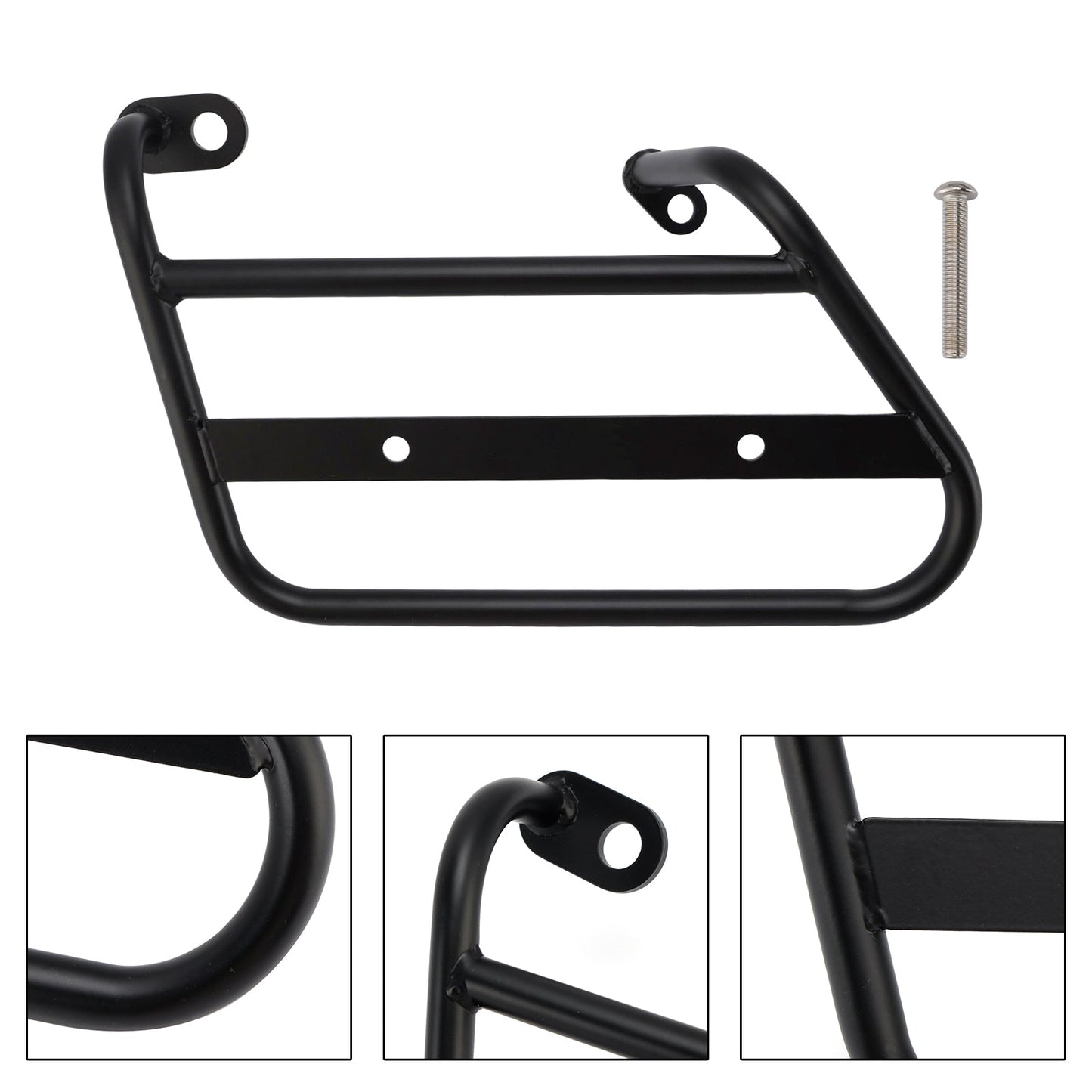 2019-2025 Honda Super Cub C125 Luggage Rack Side Saddle Bag Mount Bracket Left+Right
