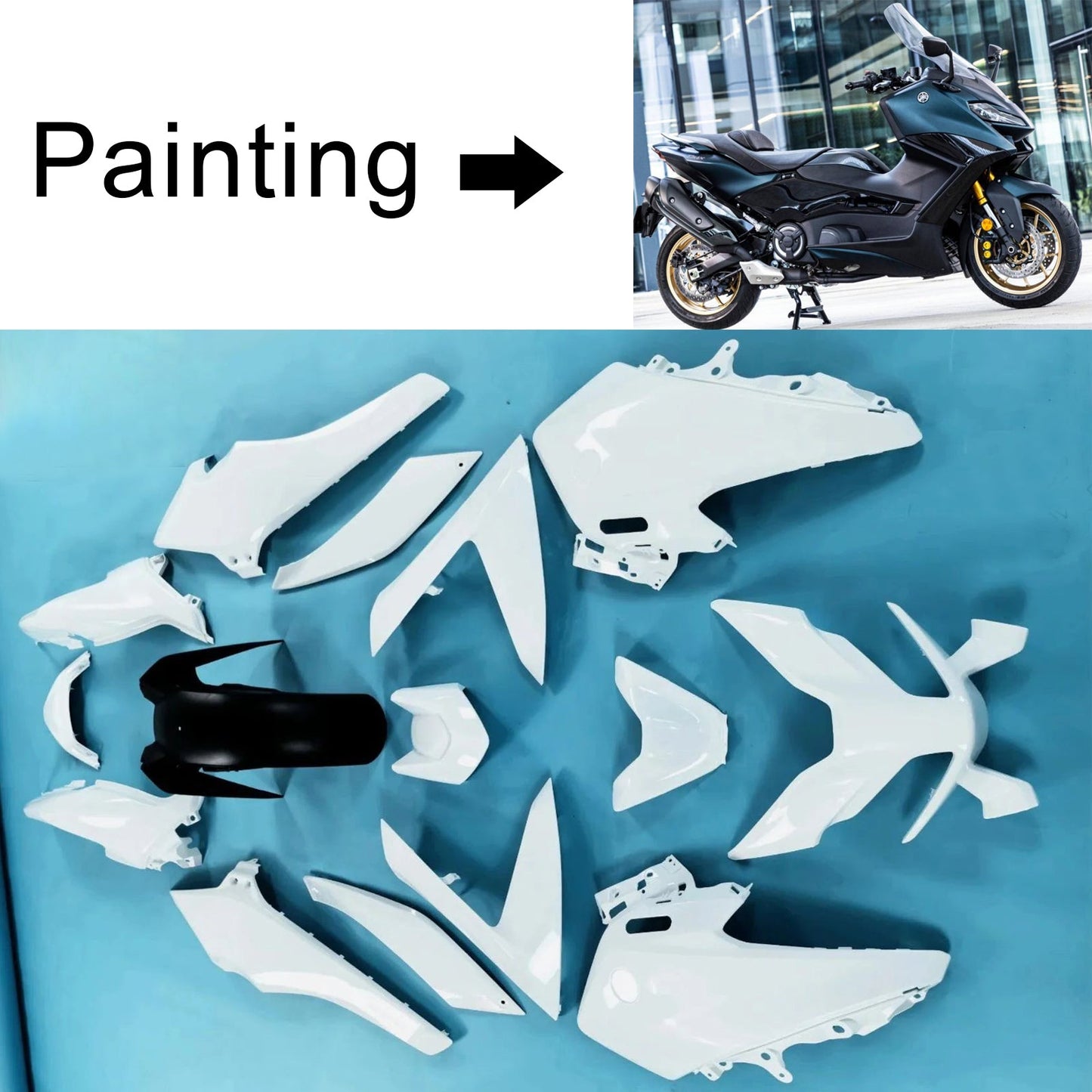 2022-2024 Yamaha TMAX560 Injection Fairing Kit Bodywork