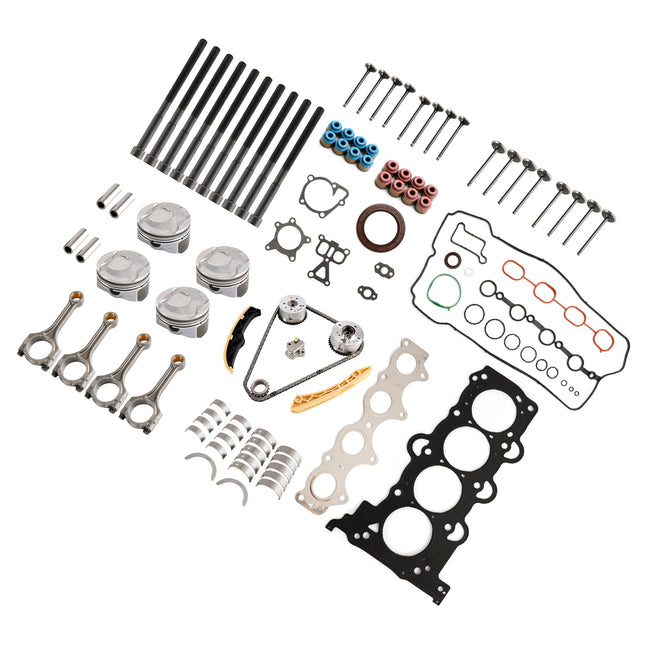 2012–2018 Hyundai Veloster (FS) G4FJ 1.6T Engine Piston Gasket Valve Bearing Timing Kit w/ Rods 20910-2BU06