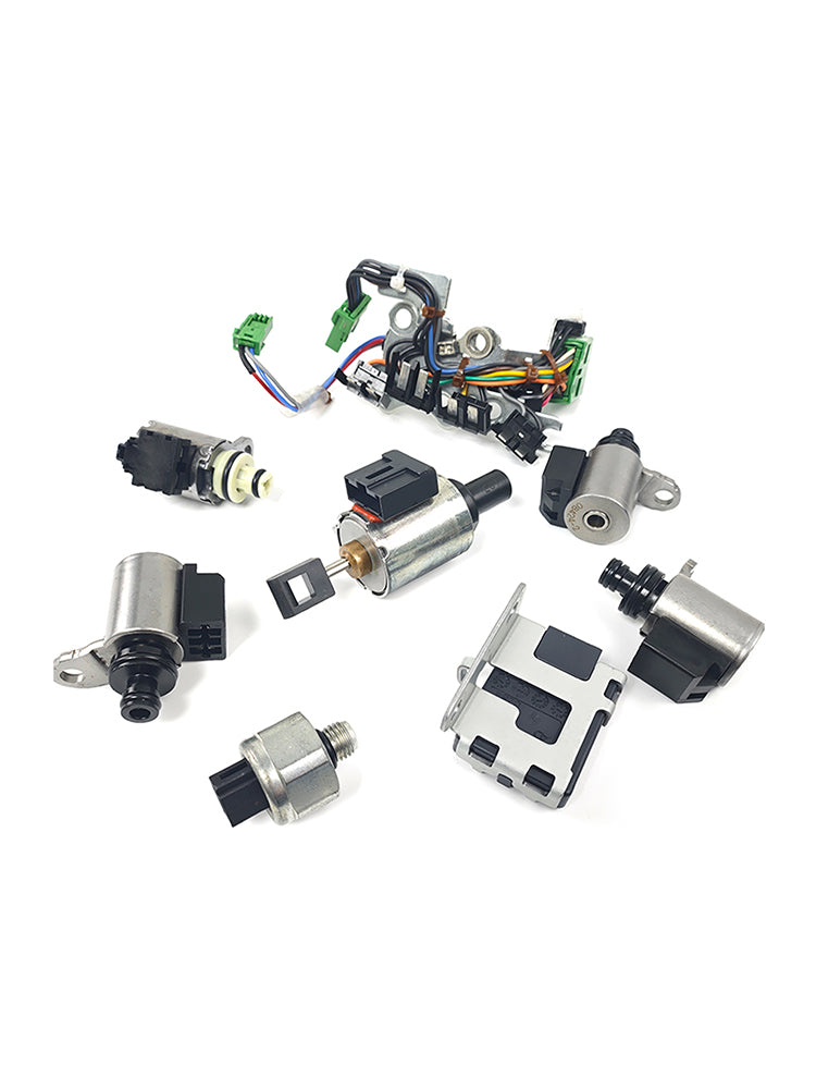 2008¨C2013 Rogue ¨C L4 2.5L ¨C CVT FWD/AWD (RE0F10A) Transmission Solenoid Valve Kit JF011 One Senor