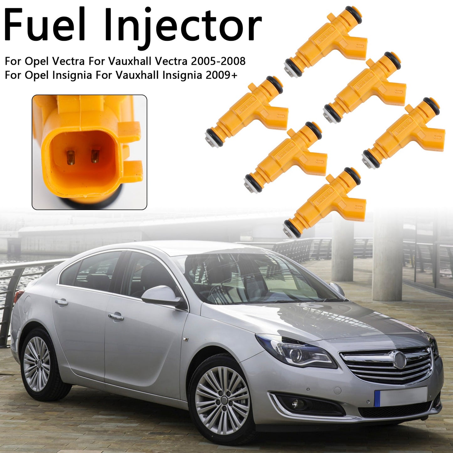 6PCS Fuel Injector 0280156129 Fit Vauxhall Vectra Fit Saab 9-3 2.8L 12581682