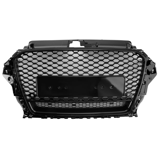 RS3 Style Front Henycomb Bumper Grill Grille Fit Audi A3 S3 2013-2016