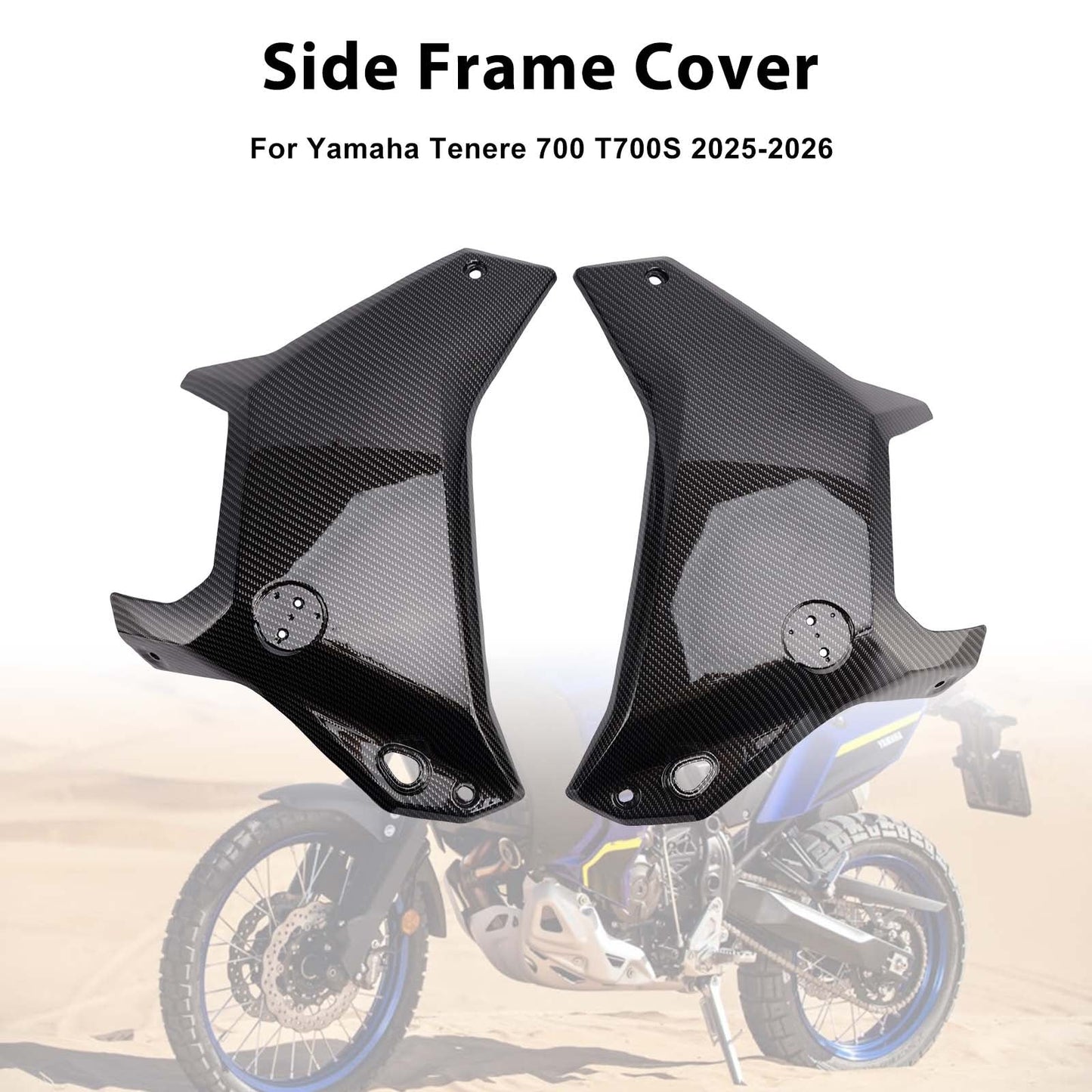 2025-2026 For Yamaha Tenere 700 T700S Side Frame Panel Fairings Cover