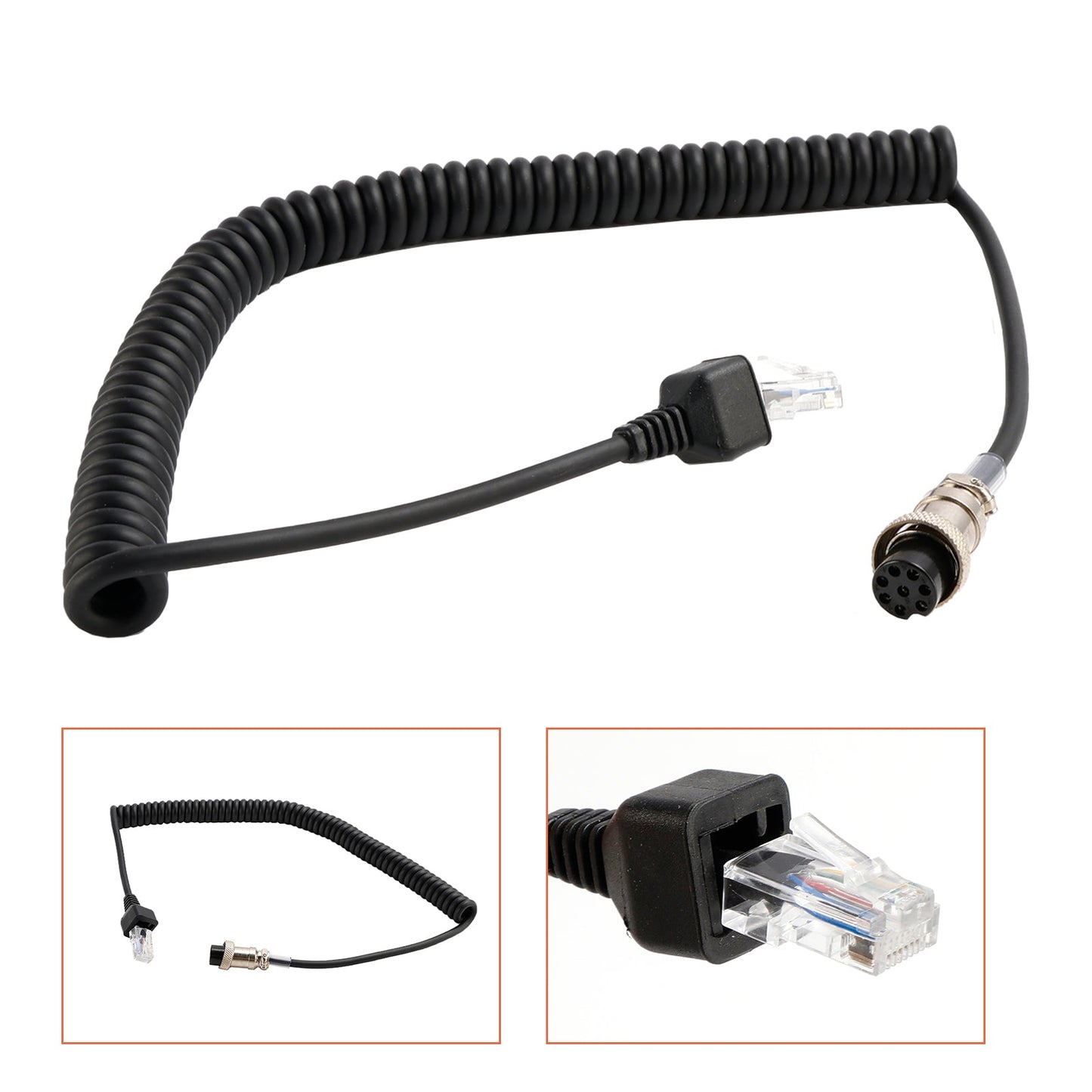 MH-31B8 Microphone Cable For Yaesu FT920 FT950 FT2000 Intercom Microphone Cable