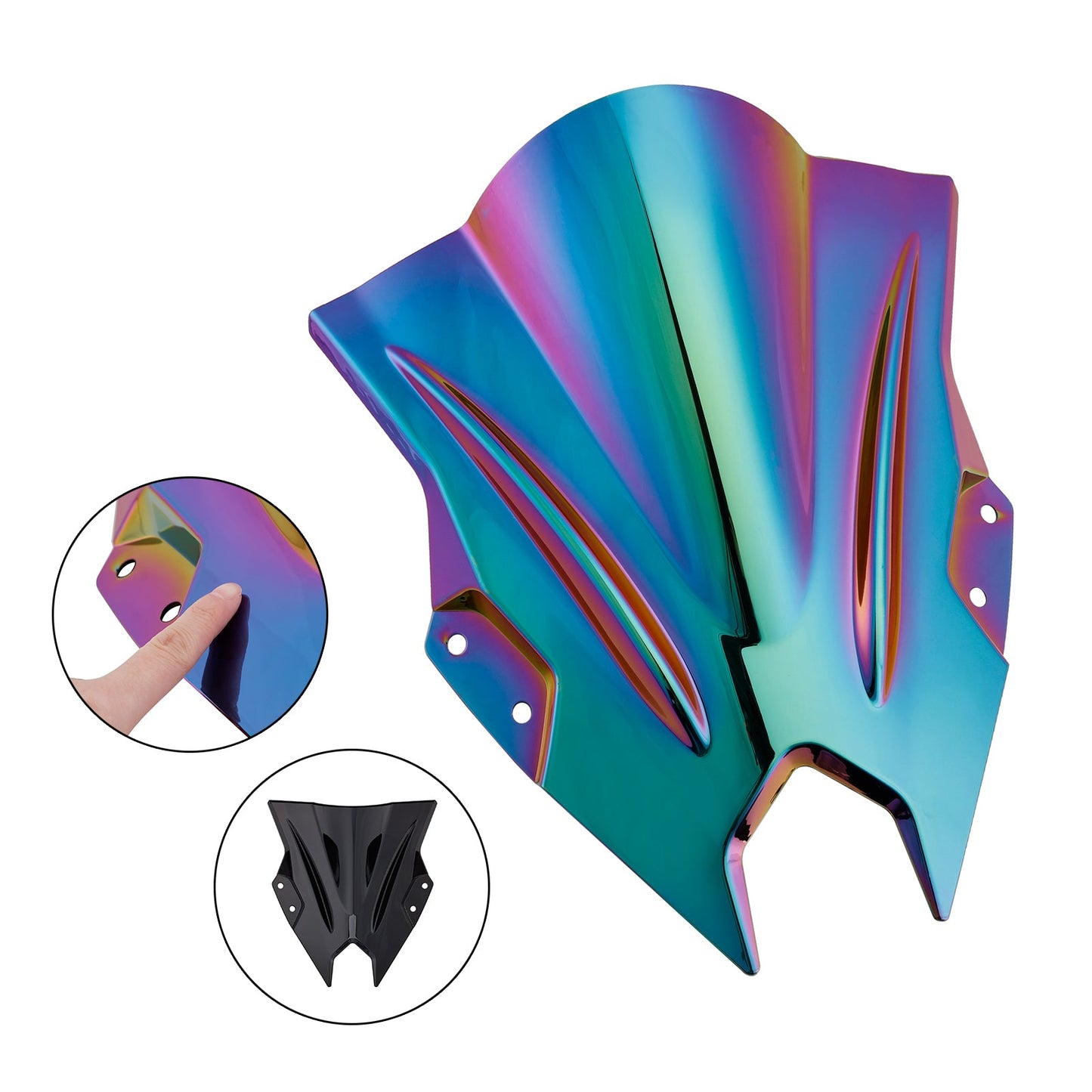 2024-2025 KAWASAKI NINJA 500 EX500R Windshield Windscreen