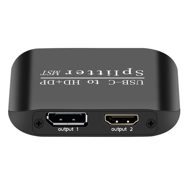 Type-C to HDMI+DP 1x2Laptop Splitter MST Two-Screen Display One Input Two Output