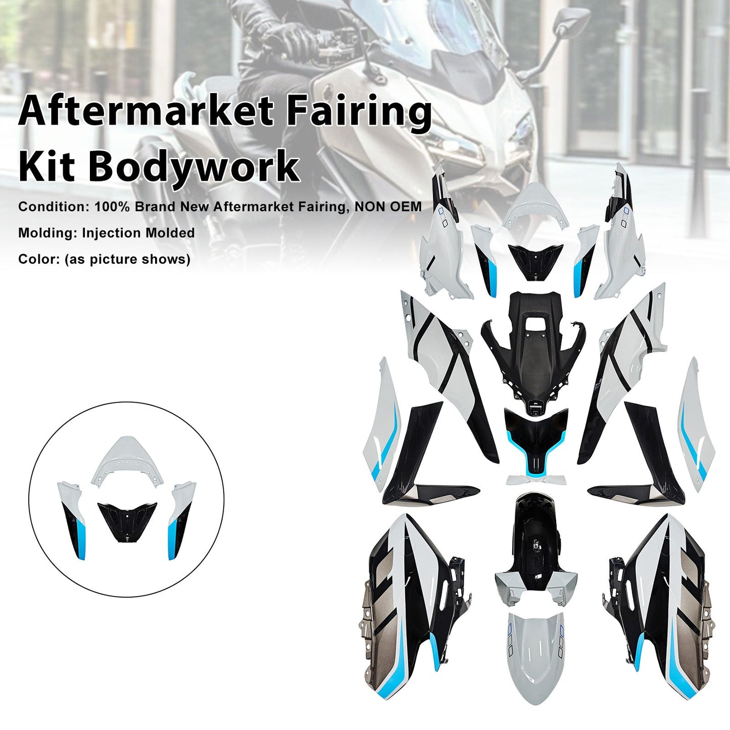 2025-2026 for Yamaha TMAX560 Injection Bodywork Fairing Kit