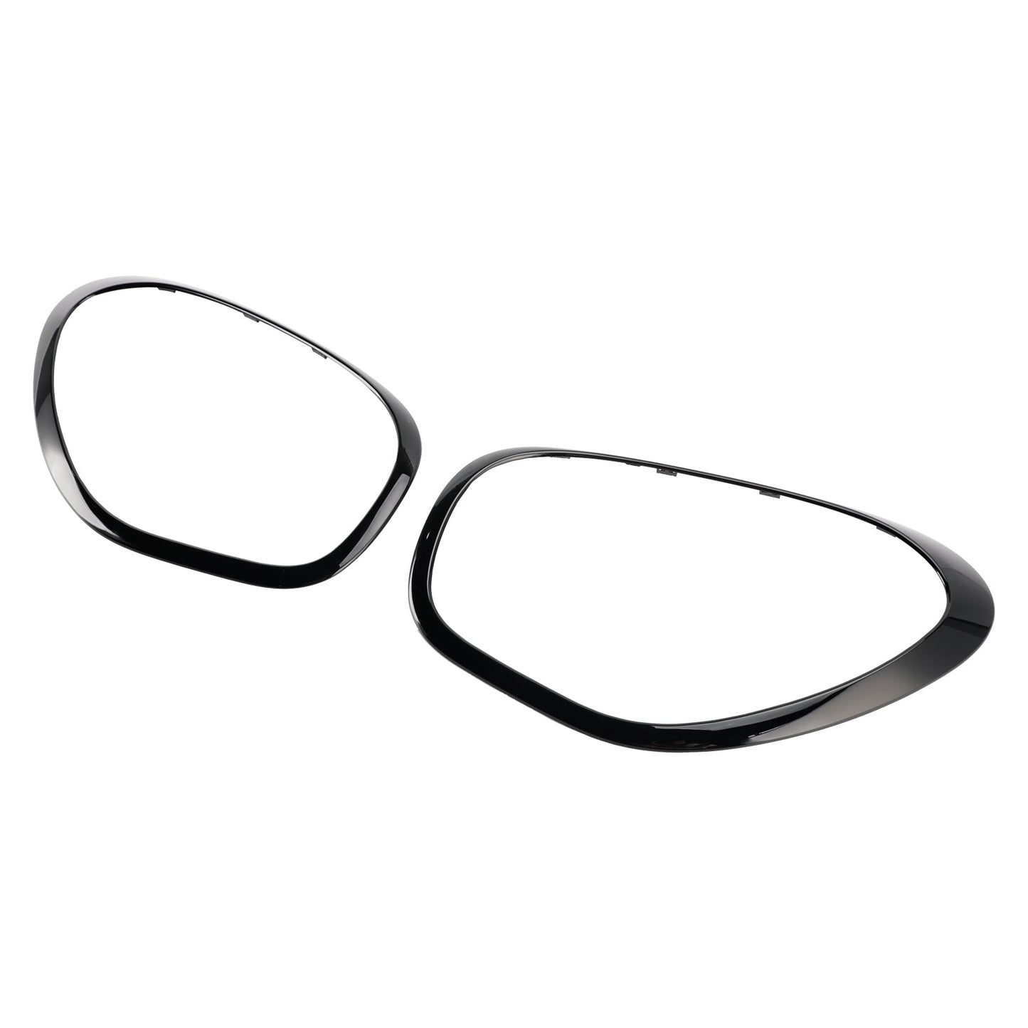 2pcs Gloss Black Headlights Ornamental Ring For Mini Cooper Countryman R60
