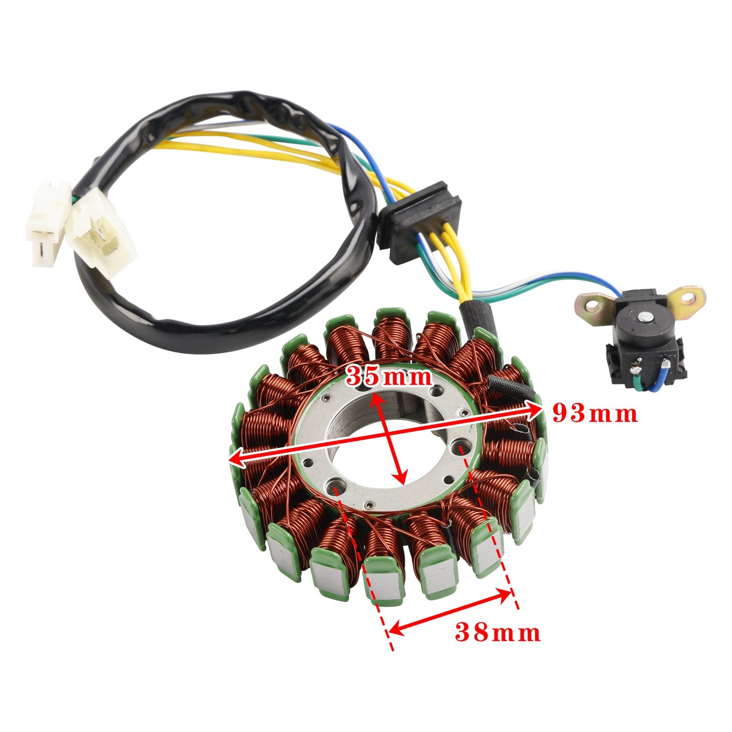 18 Coil Stator Generator K157FMI For Suzuki GN125 GN 125 TU 125 TU 125 1994-1999