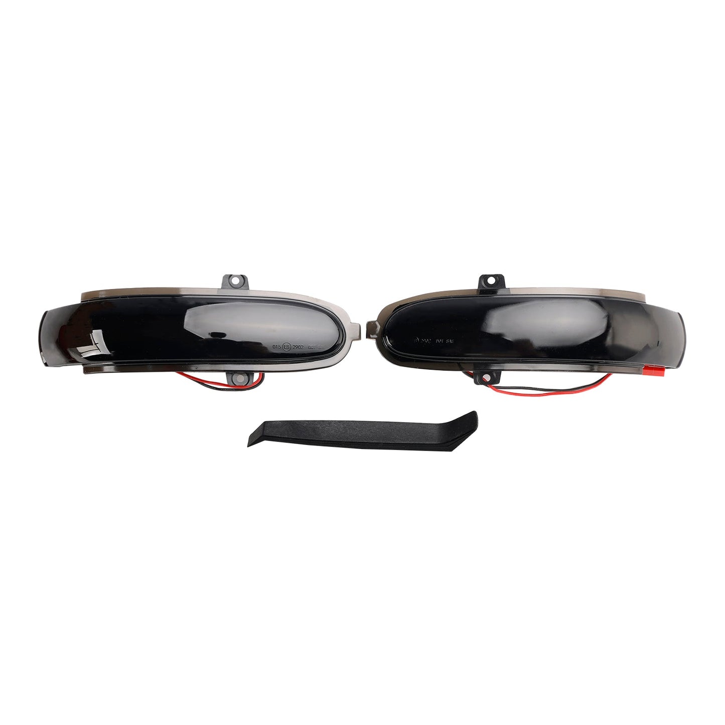 Smoked LED Sequential Side Mirror Turn Signal Light for Mercedes-Benz C W203