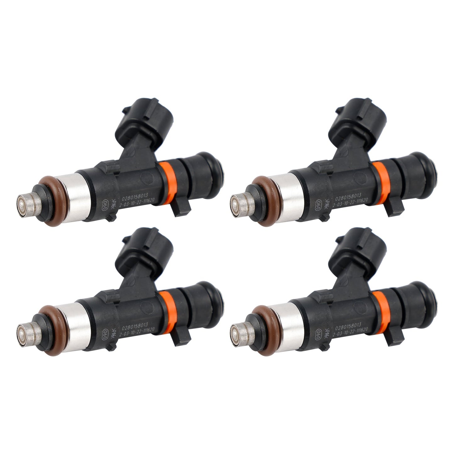 4Pcs Fuel Injector For Nissan Micra III (K12) NOTE(E11 NE11) 0280158013