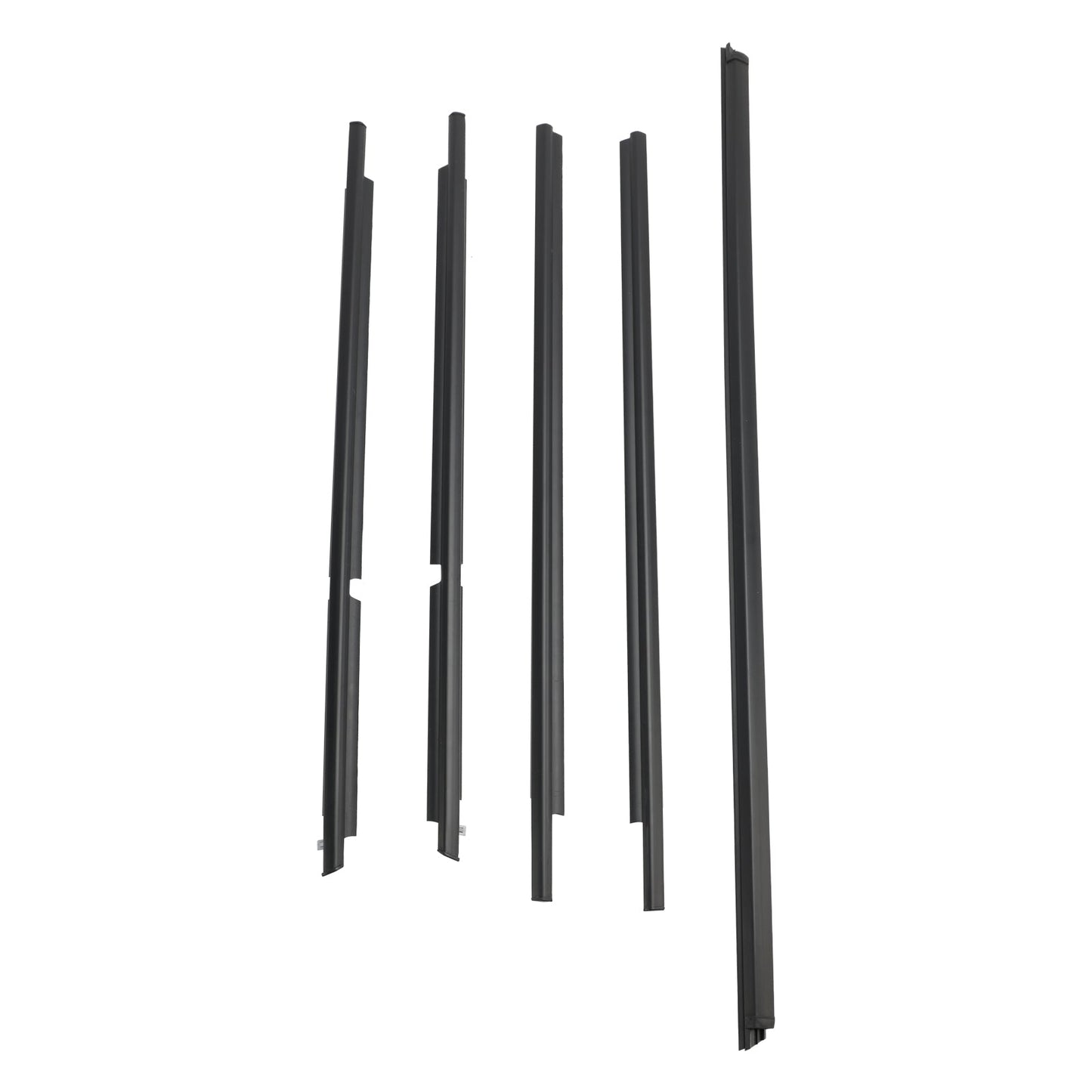 2003-2009 Toyota 4Runner 5PCS Door Belt Molding Weatherstrips 68161-35060 68163-35030