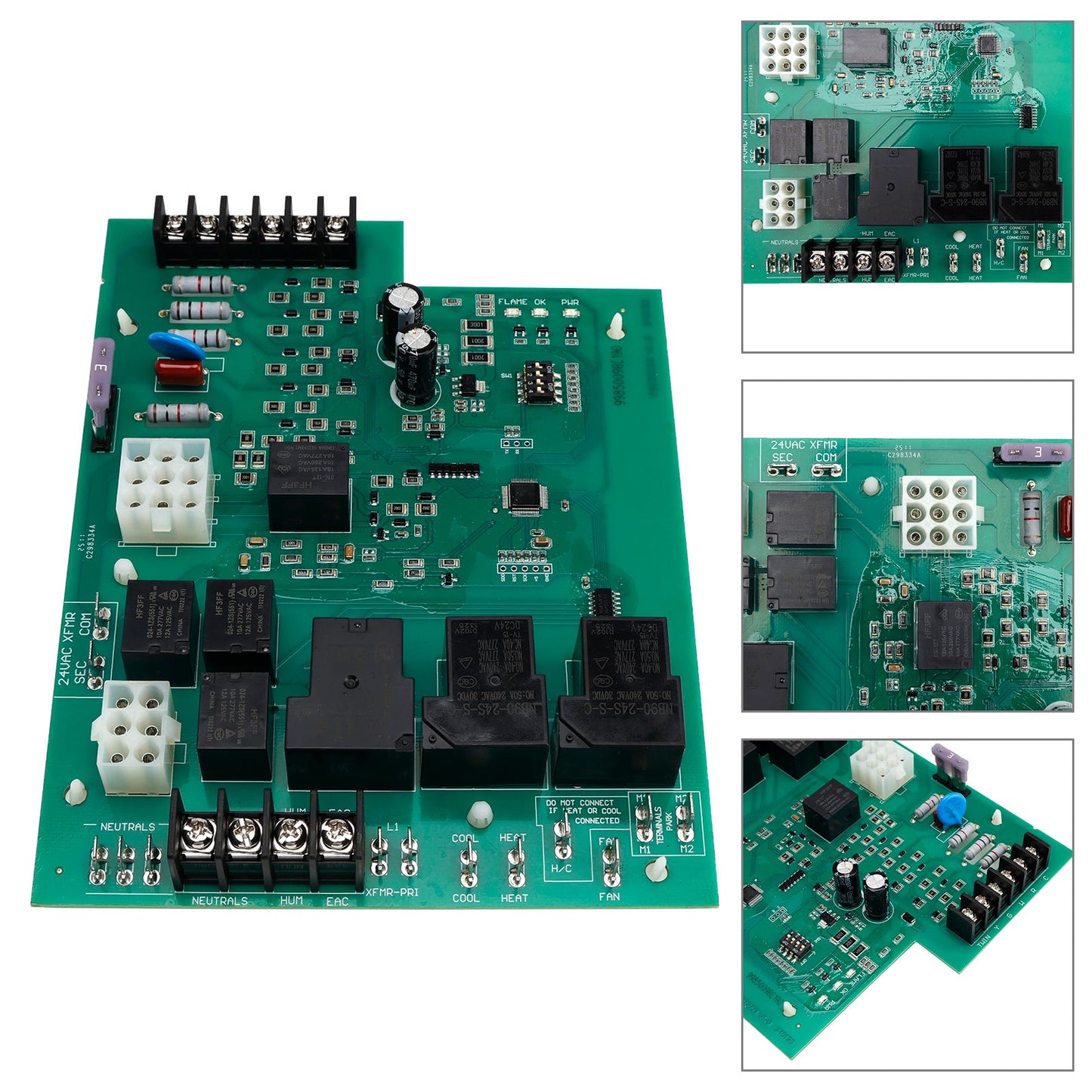 1012920A Furnace Control Board Compatible with Rheem 62-24084-82 2-24084-02
