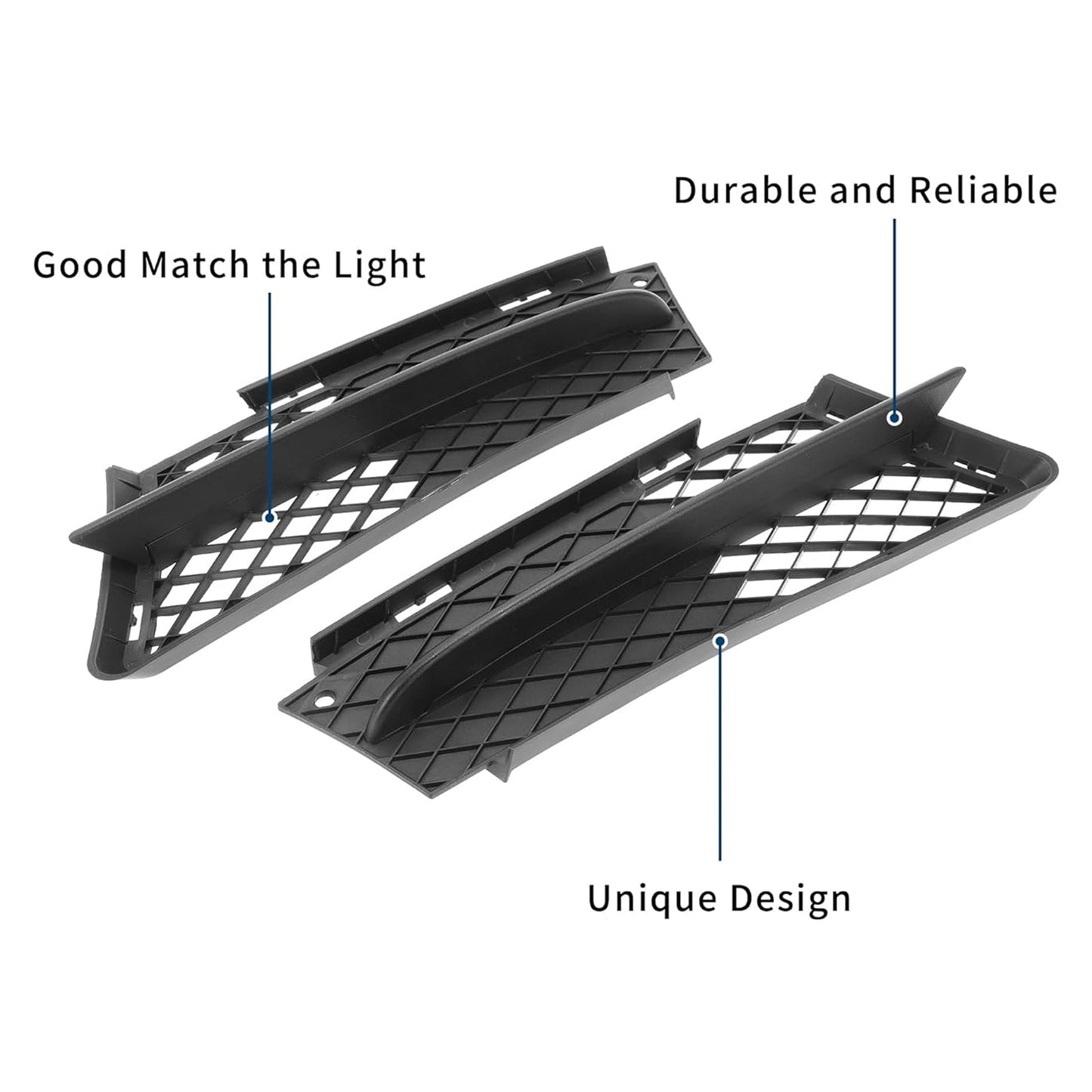 Front Fog Light Grille For BMW 3 Series E90 E91 2006-2008 51117134081