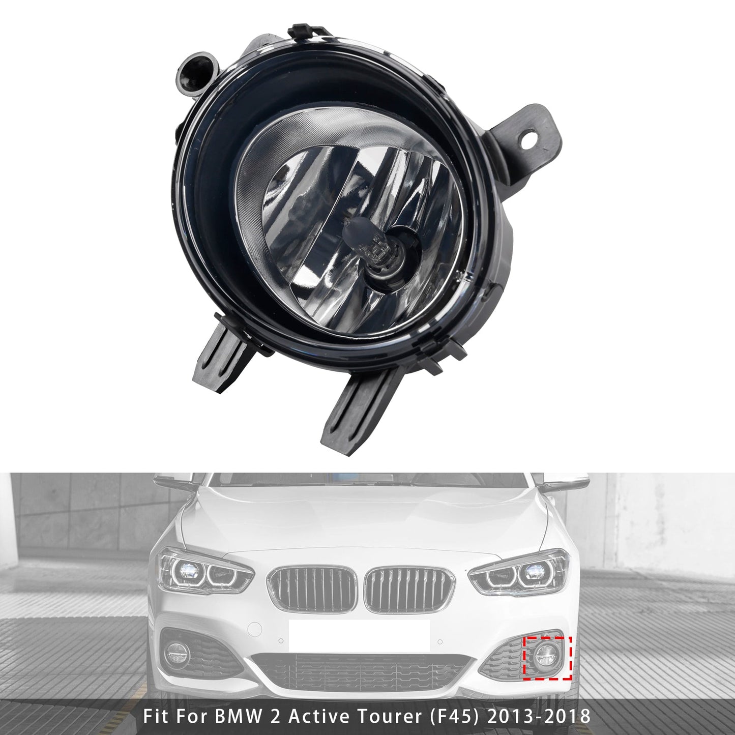 1 Pcs Front Left Fog Light With Bulbs For BMW F20 F21 F30 F31 F80 2011-2019
