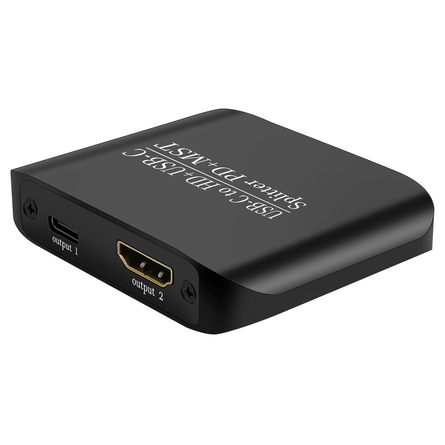 4K60TYPE-C to HDMI+TYPE-C Adapter Different Same Display Power Supply Splitter