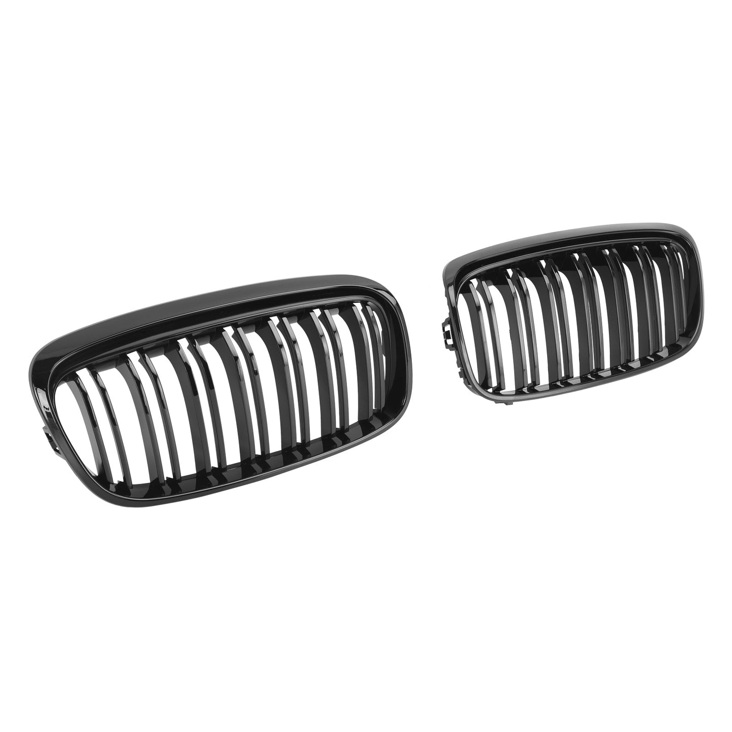 2018-2021 BMW 2 Series F45 F46 Gloss Black Front Kidney Grill Grille 2PCS