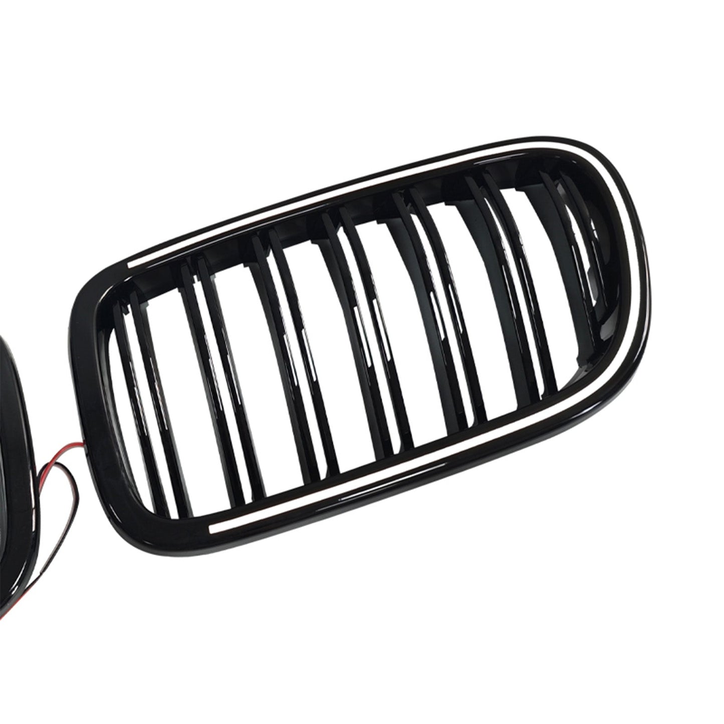 2011-2014 Fit BMW X3 F25 Dual Line Black Front Bumper Kidney Grill Grille