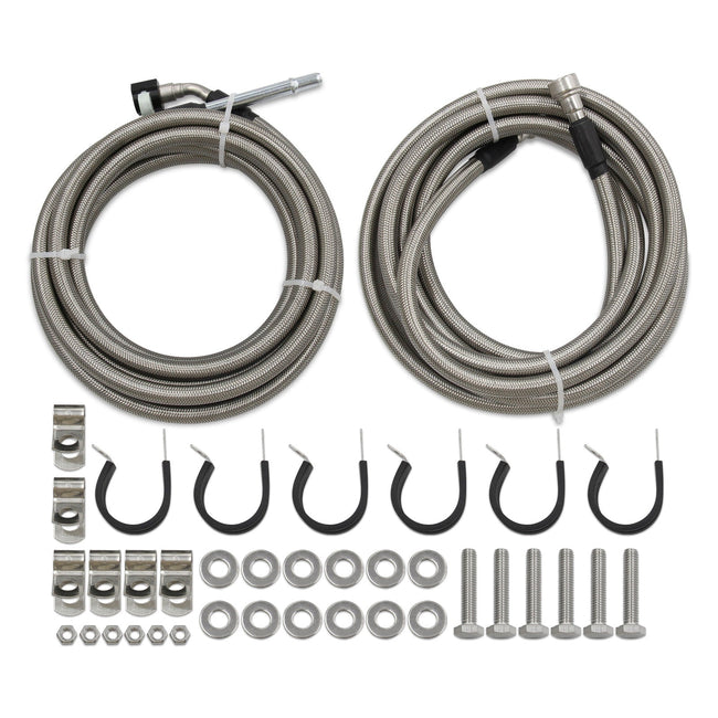 2006-2008 Chevy Cobalt, 2.4L l4 GAS, Stainless Steel Braided Fuel Line Kit Quick Fix QFF0015SS