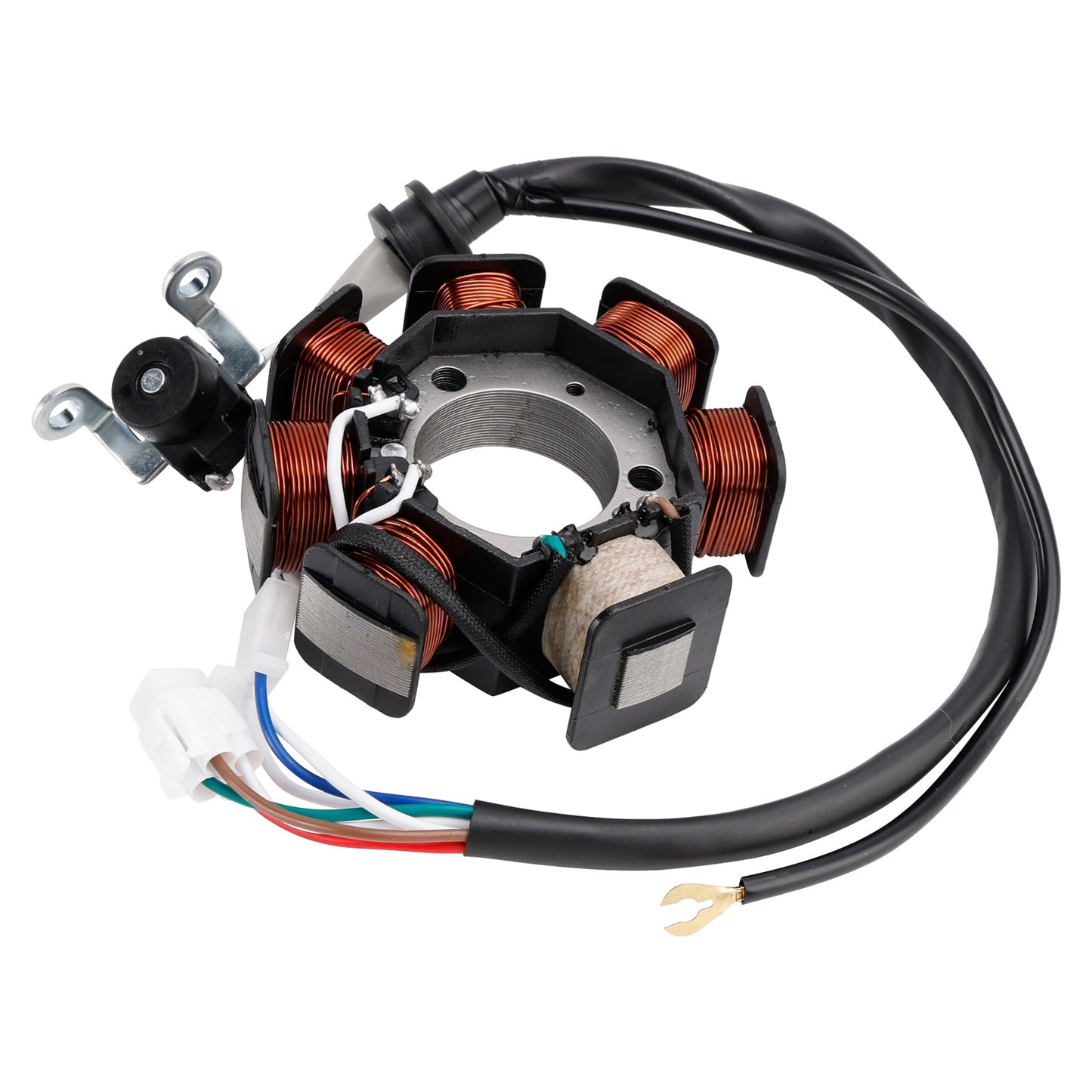 2004/2006/2008/2010/2013-2024 Yamaha YBR125 YBR125E YBR125EGS YBR125G 7 Coils Stator Generator 5VL-H5510-00