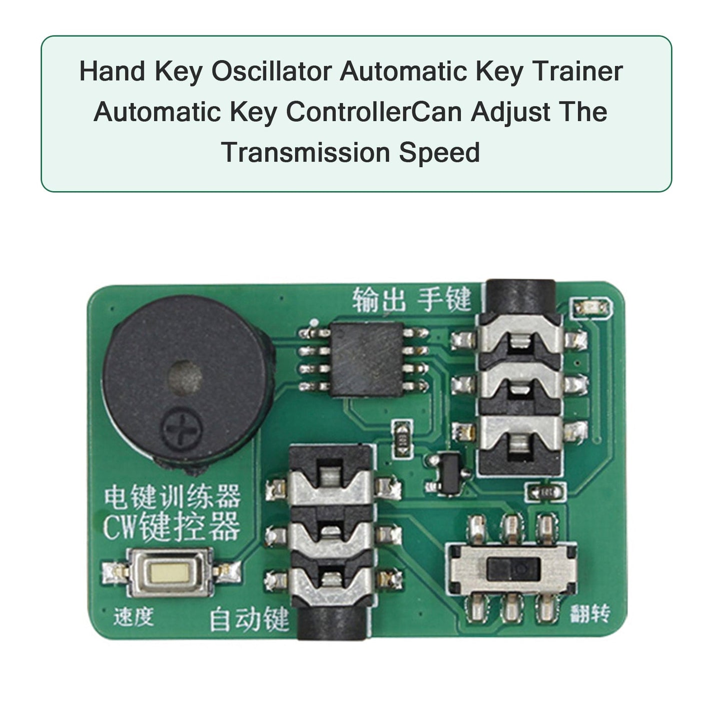 Hand Key Oscillator Trainer Automatic Key Controller Adjust Transmission Speed