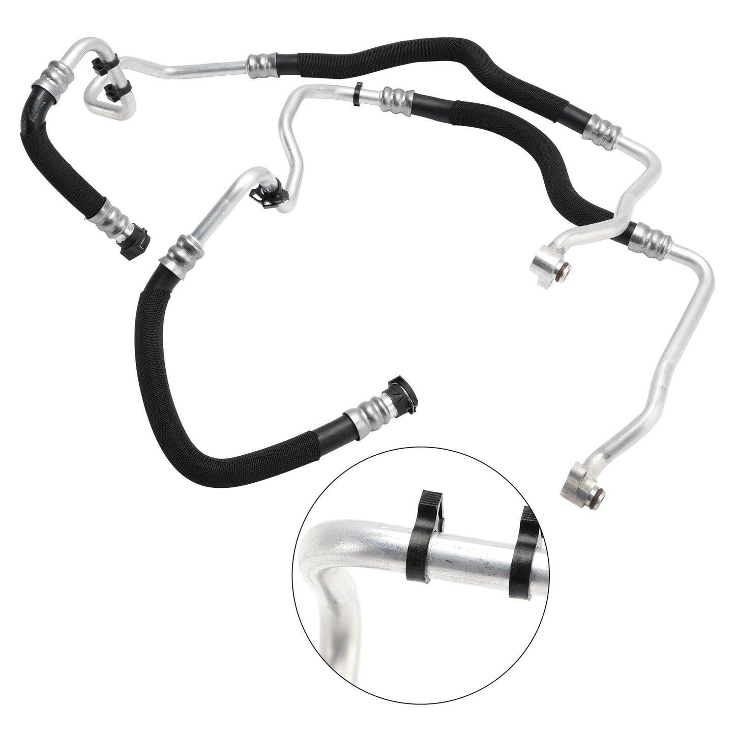 Engine Oil Cooler Line 17227589509 17227589510 For BMW 550i 550i GT 550i 650i