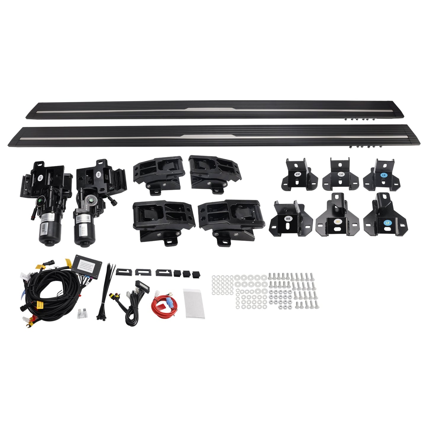 For Ford Ranger T7/T8 2020 Electric Power Running Boards with LED Truck Step Lights