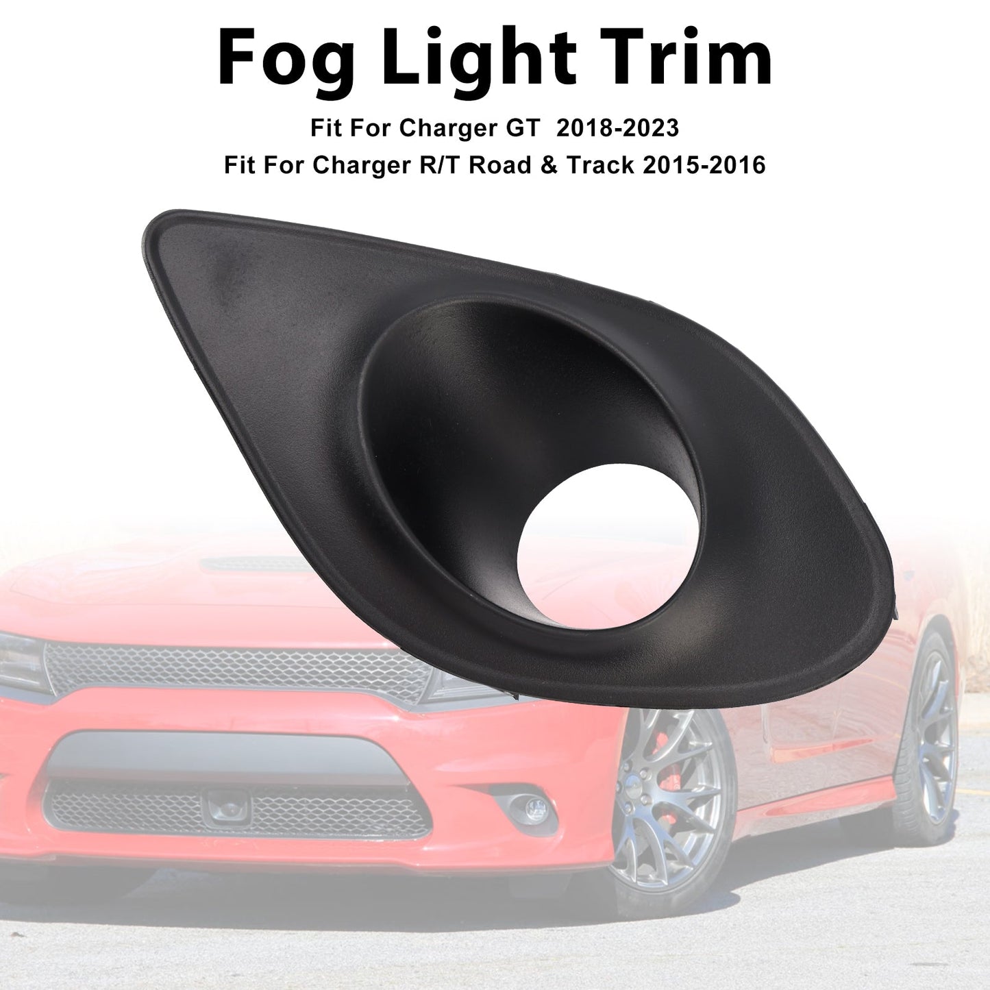 Left Side Fog Light Bezel For Dodge Charger 2015-2022 68280429AA