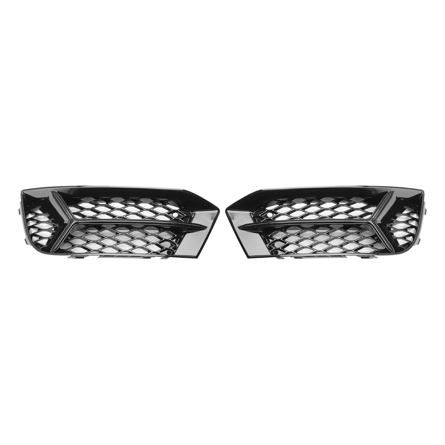 2017-2020 Audi A3 Front Bumper Grill Fog Light Cover Lamp Frame Trim Fit
