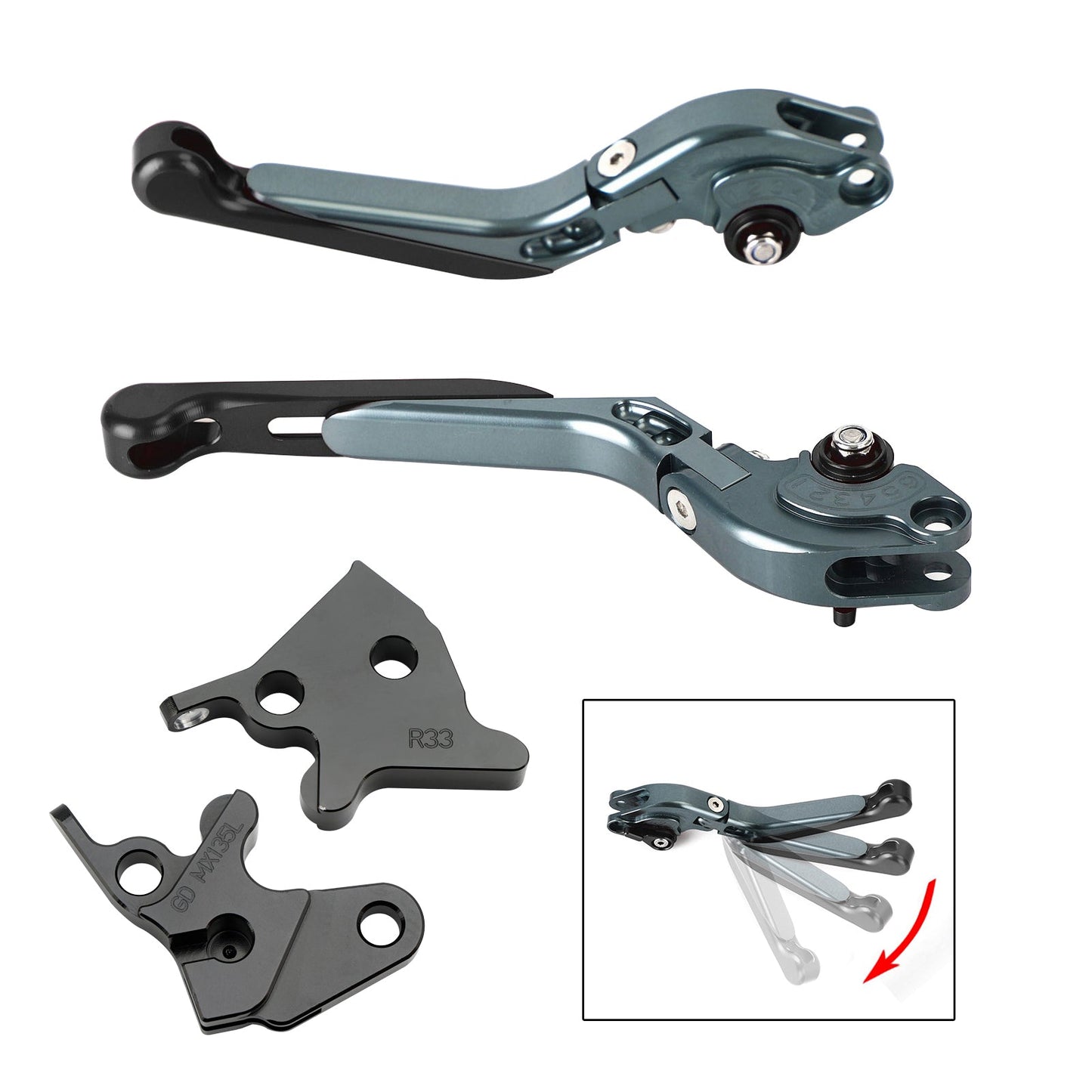 2005-2014 YAMAHA YBR125 Adjustable Clutch Brake Lever