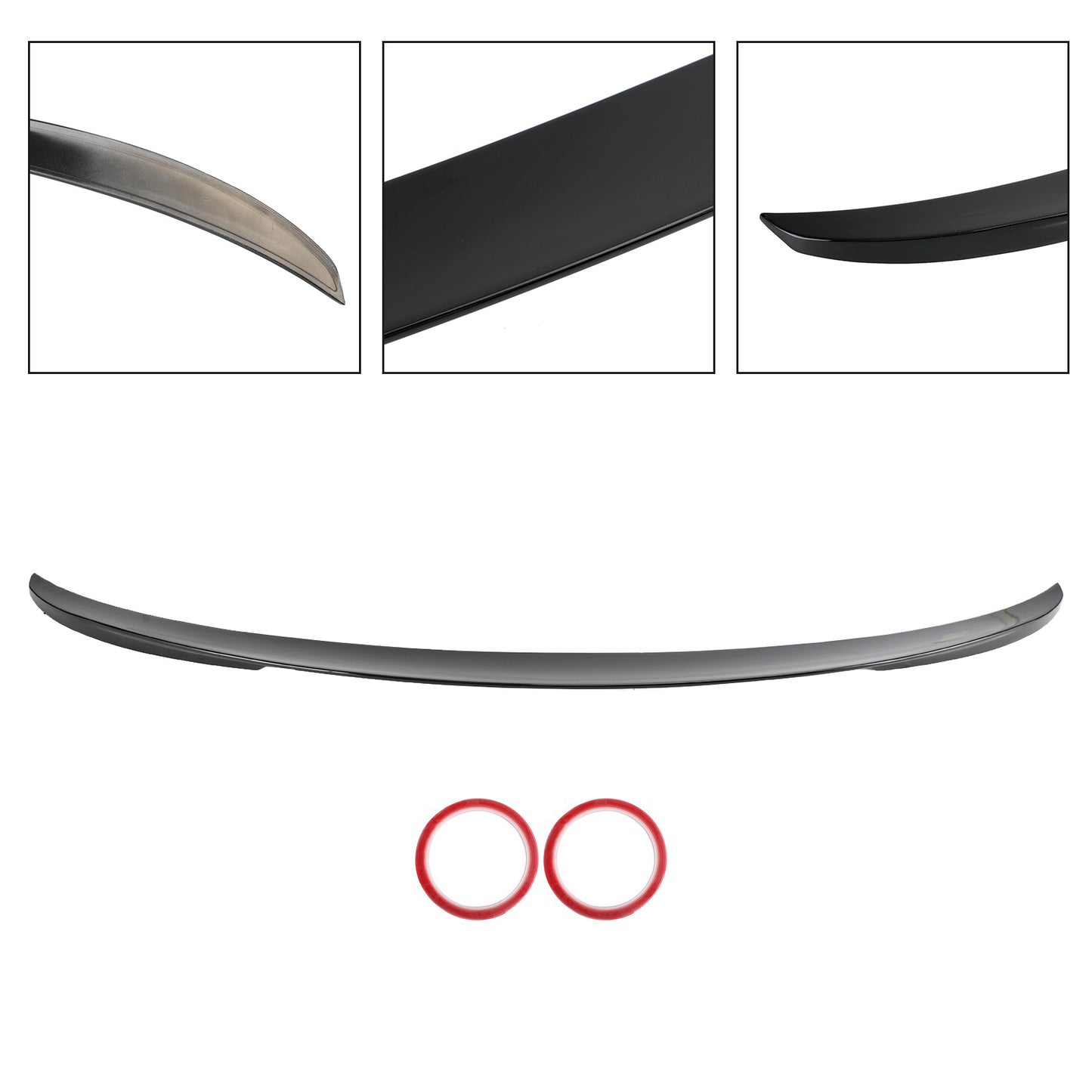 P Style Rear Trunk Spoiler Wing Fit BMW 3 Series F30 F35 2012-2019 Gloss Black