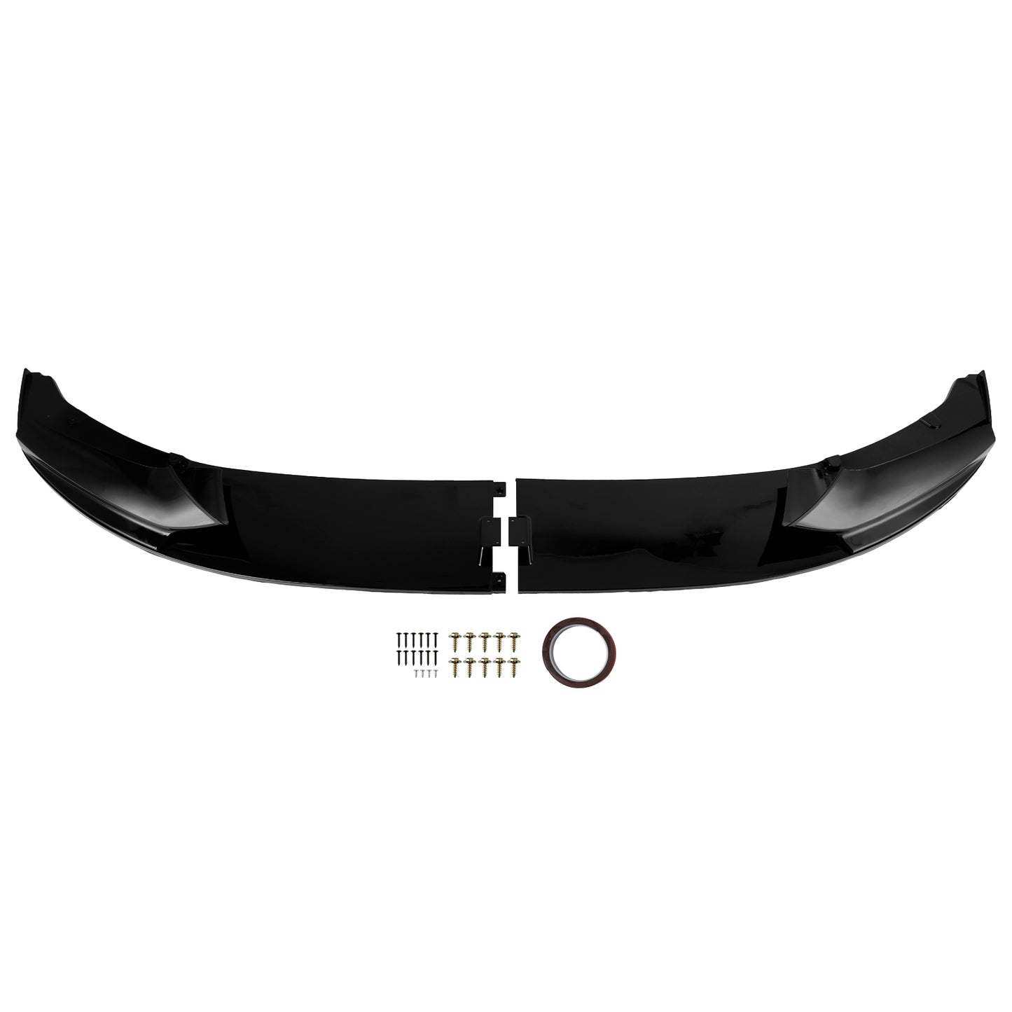 Gloss Black Front Splitter Lip Diffuser Fit BMW 5 Series F10 M Performance