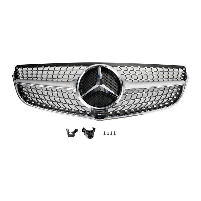 W207 /C207 E-CLASS 2014-2017 Mercedes Benz Grill Coupe Front Bumper Grille Grill Diamond