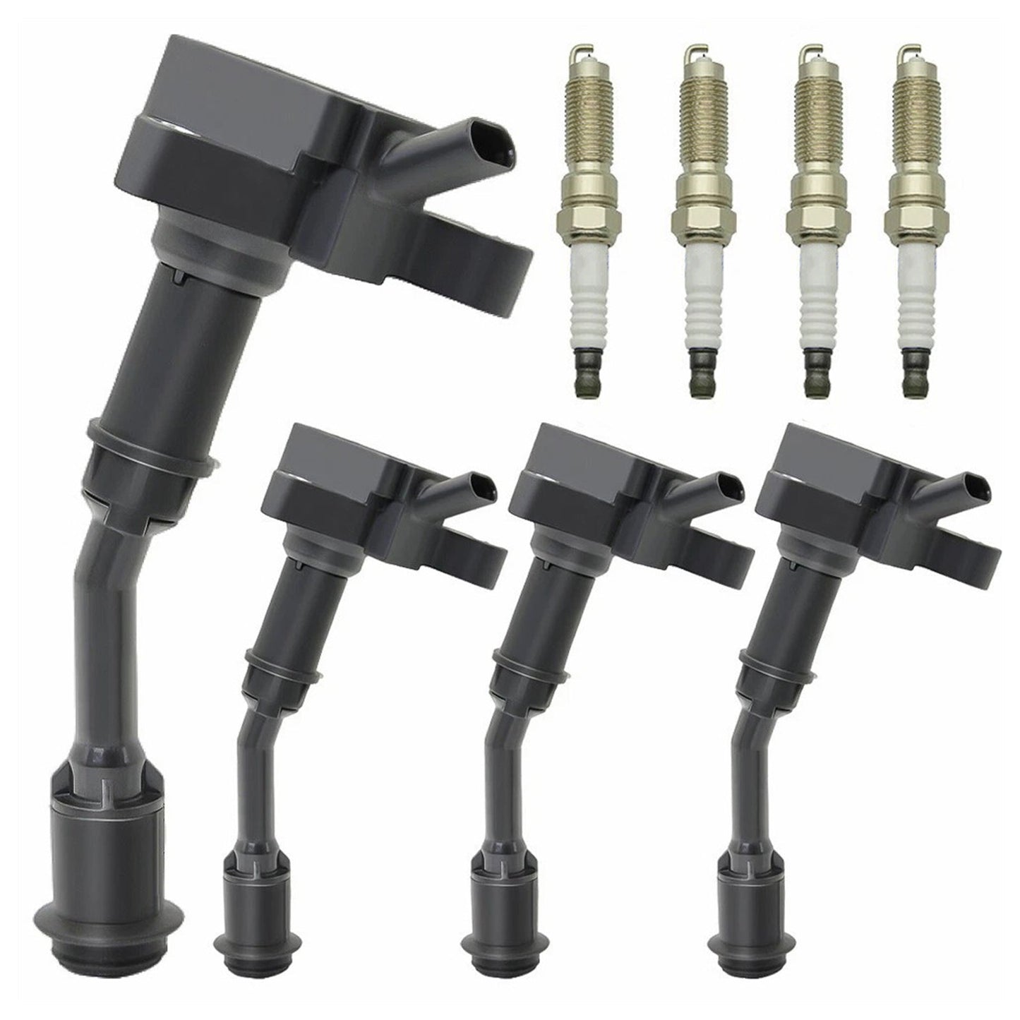 4X Ignition Coil + 4X Spark Plug UF735 For Ford Fusion Escape 1.5L 2014-2020