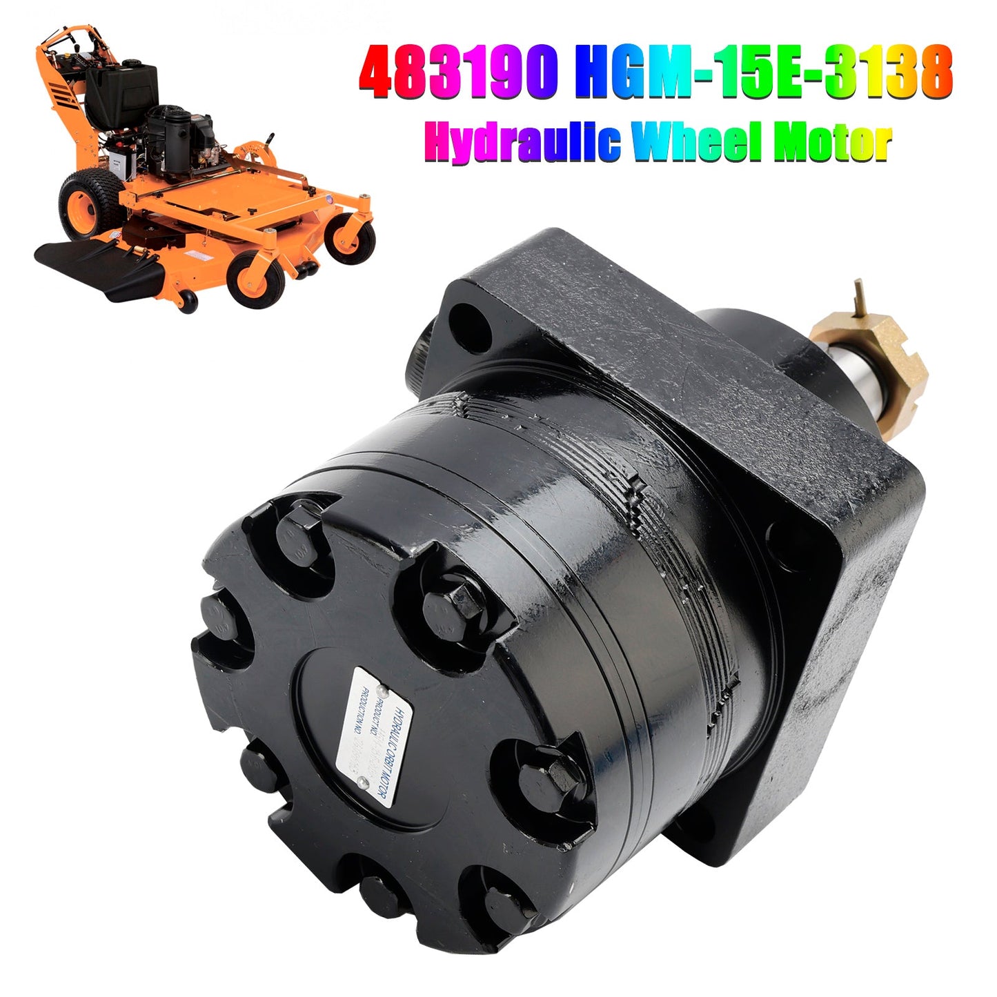 Hydraulic Wheel Motor for Scag 483190 Hydro Gear HGM-15E-3138 Ferris 5100407