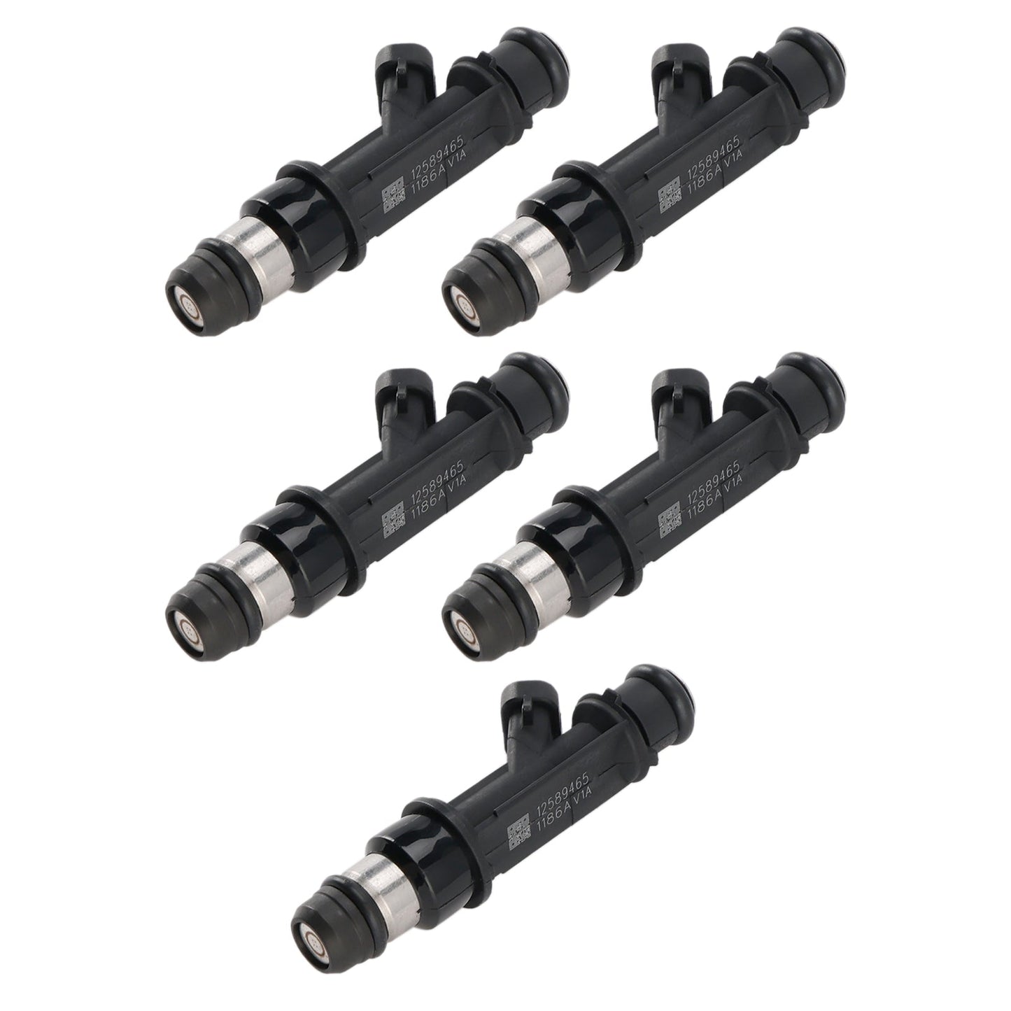 5PCS Fuel Injector 12589465 Fit Hummer H3 Fit Chevrolet Trailblazer Colorado