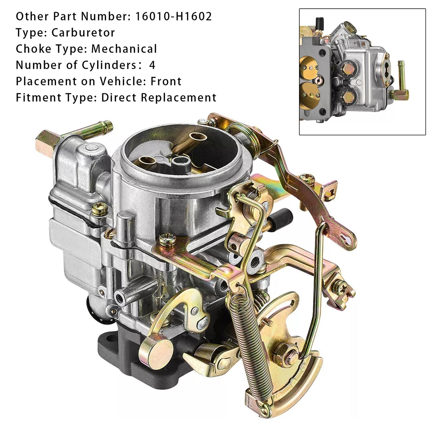 1970-1978 Nissan Cherry Carburetor Carb 16010-H1602