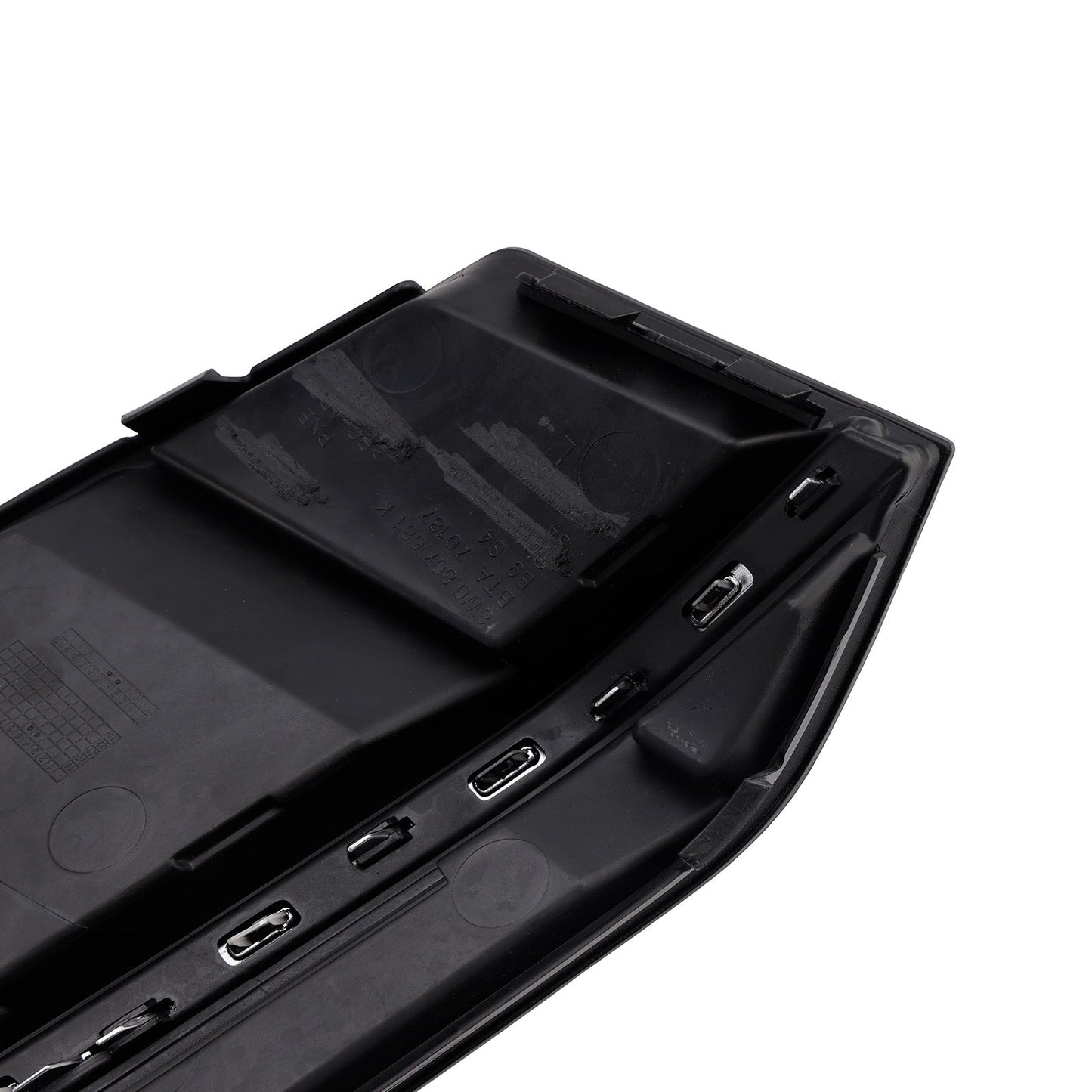 2016-2019 Audi A4 B9 S4 2PCS Black Chrome Front Bumper Foglight Grille Grill