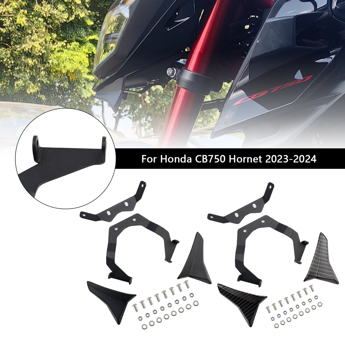 2023-2024 Honda CB750 Hornet Front Beak Extension Nose Lower Wing