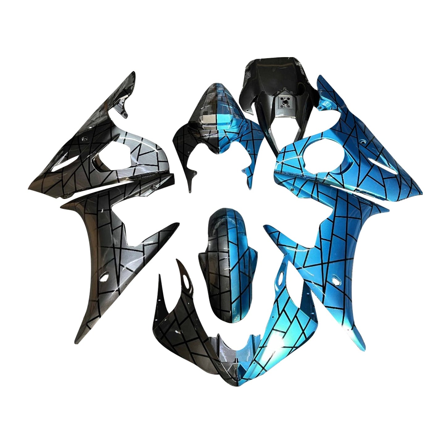 Injection Fairing Kit Bodywork For Yamaha YZFR6 YZF-R6 2005