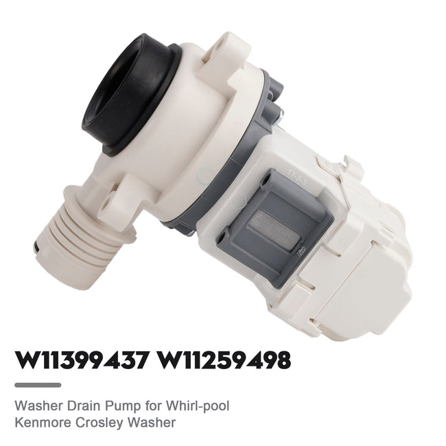 W11399437 W11259498 Washer Drain Pump for Whirl-pool Kenmore Crosley Washer