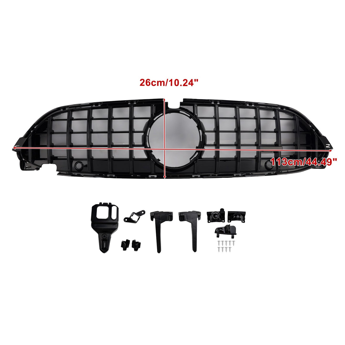 2024-2026 Mercedes-Benz CLE-Class W236 C236 Front Bumper Grille Grill Black