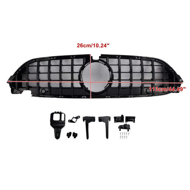 2024-2026 Mercedes-Benz CLE-Class W236 C236 Front Bumper Grille Grill Black